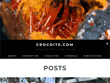 Tablet Screenshot of crocoite.com